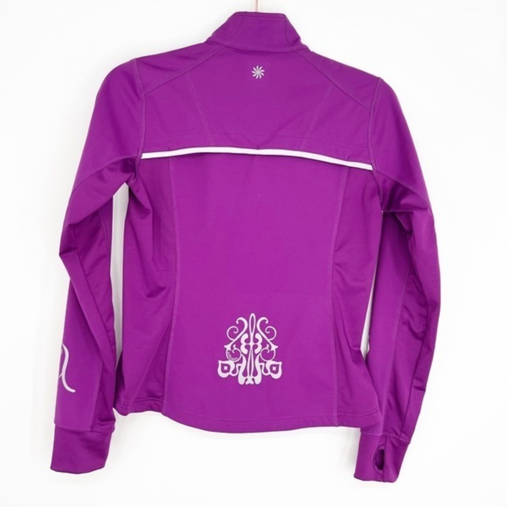 Athleta Womens Purple Full Zip Lightweight Long Sleeve Vented Jacket Size‎ XS - Picture 5 of 12